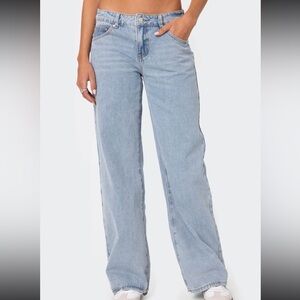 Raelynn Washed Low Rise Jeans